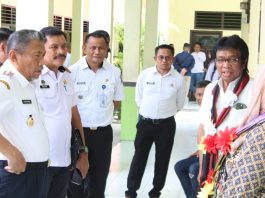 Kunker di SMP Negeri 4 Raha, Ridwan Bae: Tiga Sekolah di Muna Akan Segera Direnovasi