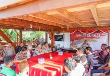 Peternak Ayam Apresiasi Kapolda Sultra Laksanakan Jumat Curhat di Desa Alebo Konda