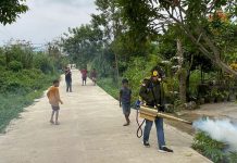 Cegah DBD, FPRB Sultra Penuhi Permintaan Warga di Kelurahan Lalolara Lakukan Fogging