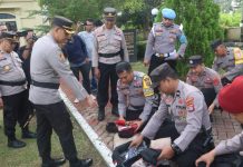 Polresta Kendari Terjunkan 602 Personel untuk Pengamanan TPS Pemilu 2024