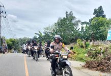 Kapolres Muna Lakukan Patroli Roda Dua Untuk Pastikan Kamtibmas Menjelang H-1 Pencoblosan