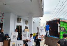 KPU Muna Mulai Distribusikan Logistik Pemilu 2024