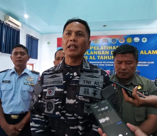 Lanal Kendari Siagakan Alutsista Untuk Tanggap Bencana Alam di Sultra