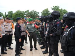 Ratusan Personel TNI-Polri Siap Amankan Kunker Wapres RI di Sultra