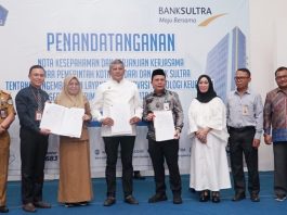 Pemkot Kendari Bersama Bank Sultra Tandatangani MoU dan PKS