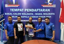 Pilwalkot 2024, Asmawa Tosepu dan Yudhianto Mahardika Ambil Formulir di Partai Demokrat