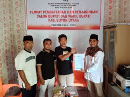 Kembalikan Formulir, Abdul Salam Sahadia dan Fahrul Muhammad Resmi Terdaftar di DPD PKS Butur
