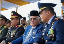 Sekda Sultra Hadiri HUT TNI AU ke-78