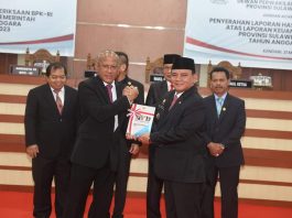 Pemprov Sultra Raih Opini WTP dari BPK RI