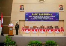 Sidang Paripurna HUT Ke-193, Pj Wali Kota Paparkan Capaian Pemerintah dan Pembangunan Kota Kendari
