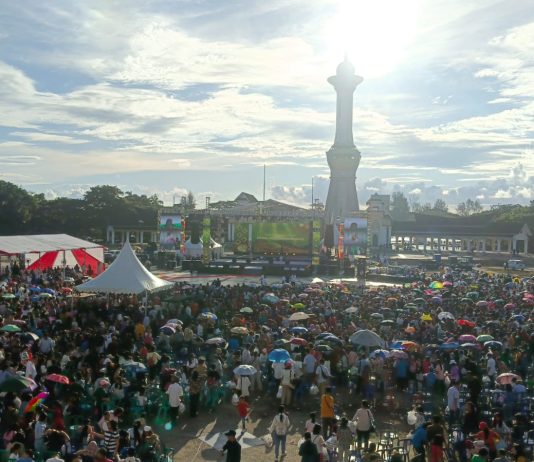 Peringatan Kenaikan Yesus Kristus di Tugu Religi Sultra, Dihadiri Puluhan Ribu Umat Kristiani