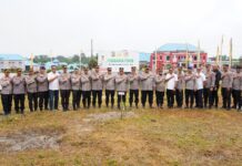 Sambut HUT Bhayangkara ke-78, Polda Sultra Gelar Aksi Penanaman Pohon