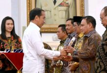 Pj Gubernur Sultra Terima Penghargaan TPID Award 2024 dari Presiden Jokowi