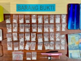 Satresnarkoba Polres Kolaka Tangkap Tiga Pemuda Pengedar Sabu
