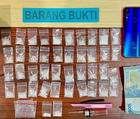 Satresnarkoba Polres Kolaka Tangkap Tiga Pemuda Pengedar Sabu