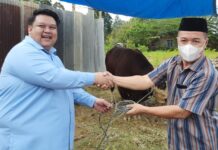 Momen Hari Raya Idul Adha, Yudi Mahardika Qurban 13 Ekor Sapi