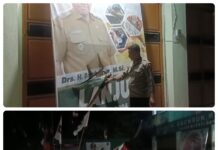 Posko Pemenangan Bachrun-Asrafil Diserang OTK Menggunakan Pedang