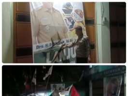 Posko Pemenangan Bachrun-Asrafil Diserang OTK Menggunakan Pedang
