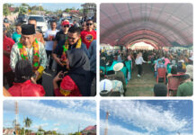 Kampanye Bachrun-Asrafil di Kecamatan Lasalepa Disambut Meriah Warga Dengan Teriakan Lanjutkan