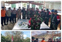 Memasuki Musim Kemarau, Kodim 1416/Muna Gelar Latihan Penanggulangan Bencana Kebakaran