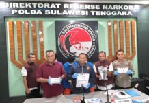 Selama Januari 2025, Polda Sultra Ungkap 13 Kasus Narkoba