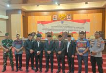 Rapat Paripurna, DPRD Umumkan Bachrun-Asrafil Sebagai Bupati dan Wabup Muna Terpilih Pilkada 2024