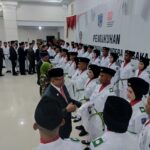 Bupati Bachrun Kukuhkan Paskibraka Kabupaten Muna Tahun 2025